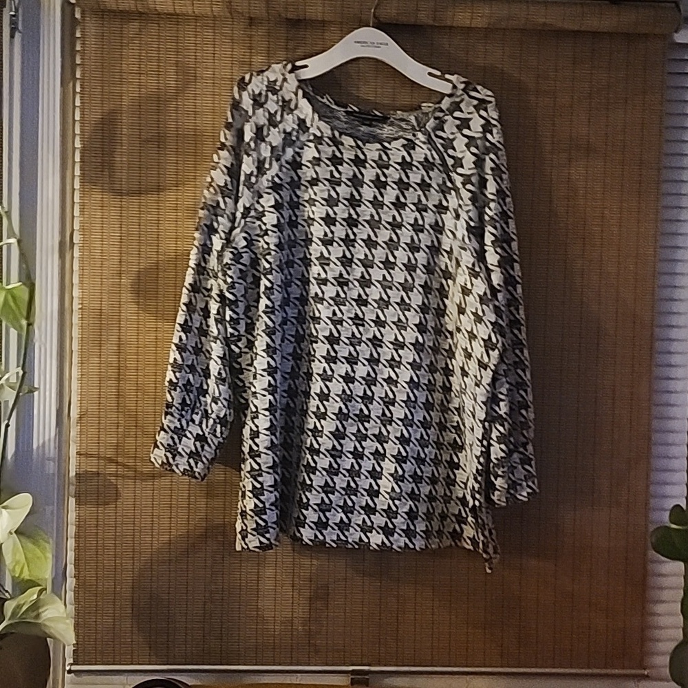 Zac & Rachel Women's Size 2X Pullover Sweater Multicolor Long Sleeve Hou…